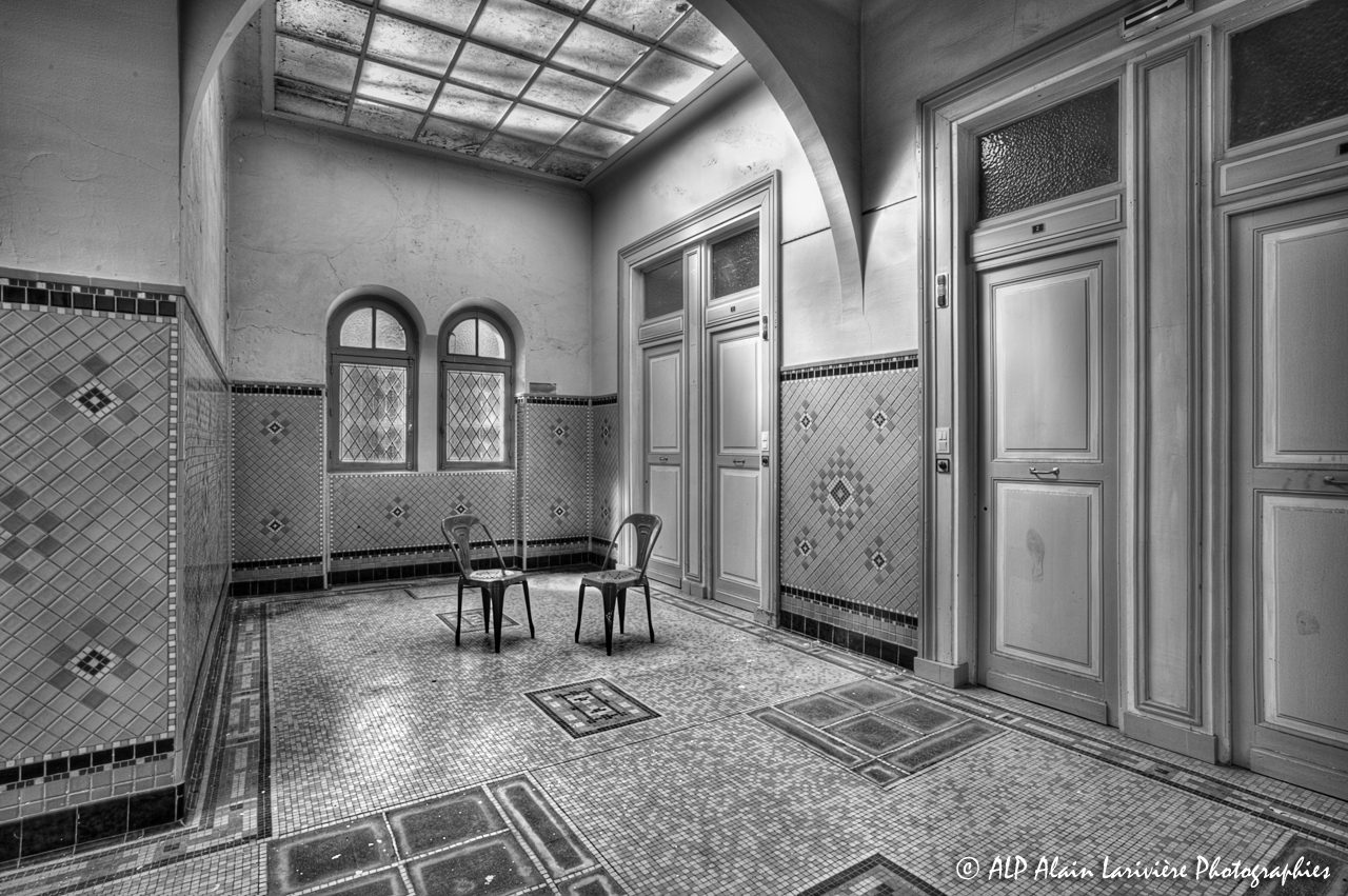 Les Grands Thermes de Châtel-Guyon en 2011 : Etage -11N&B-