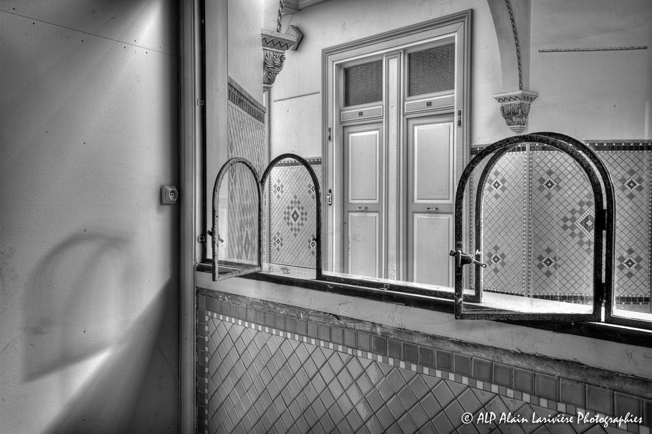 Les Grands Thermes de Châtel-Guyon en 2011 : Etage -17N&B-