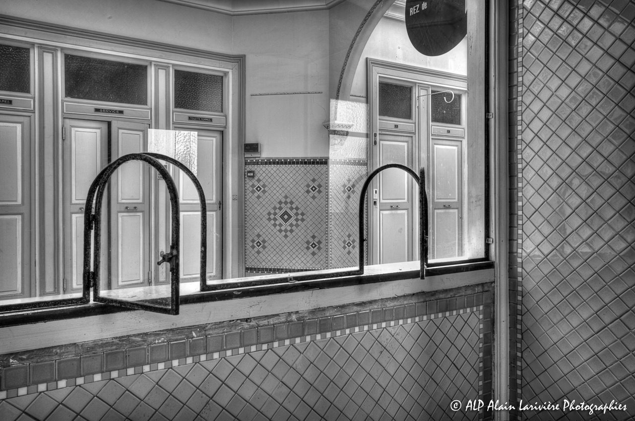 Les Grands Thermes de Châtel-Guyon en 2011 : Etage -18N&B-